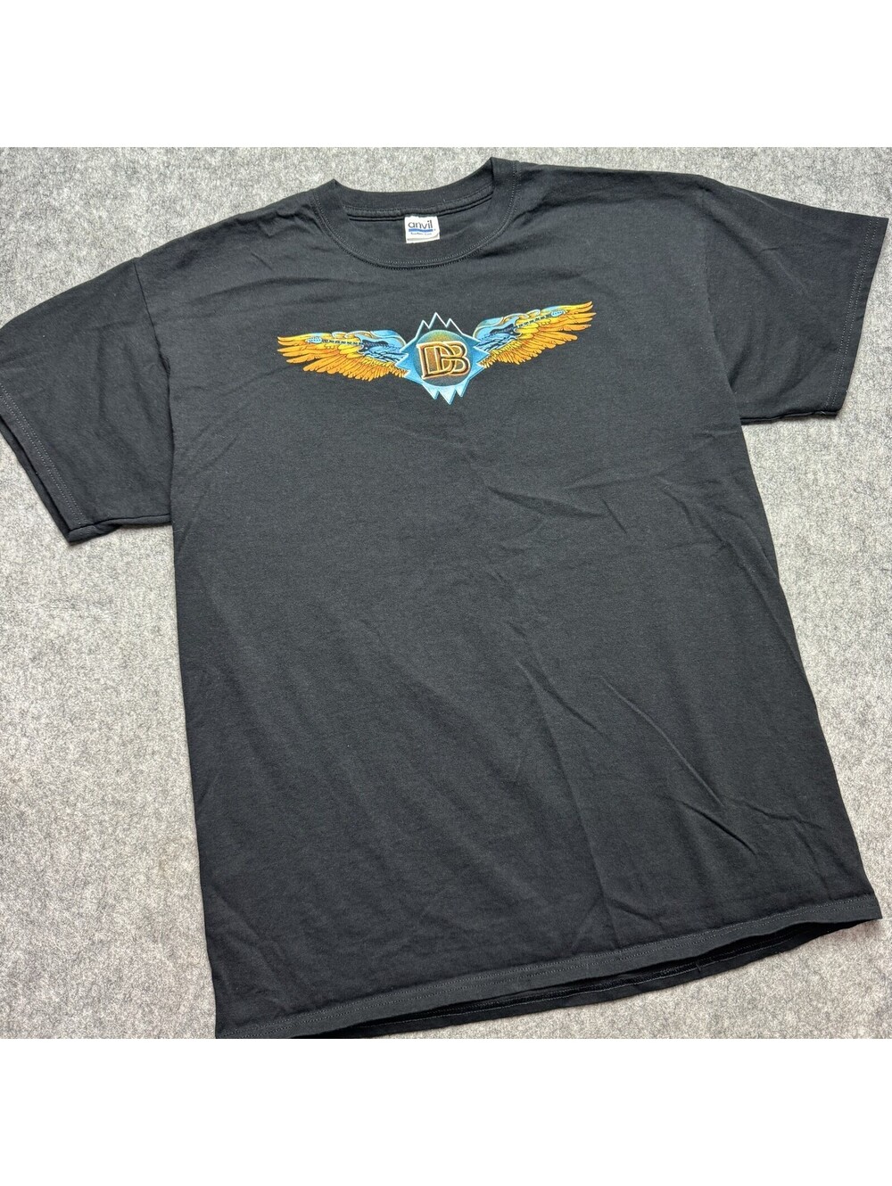 Doobie Brothers Shirt Mens L Black Tour 2013 Anvil Concert Graphic Tee